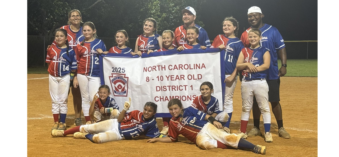 2025 District 1 8-10 Softball Champions!